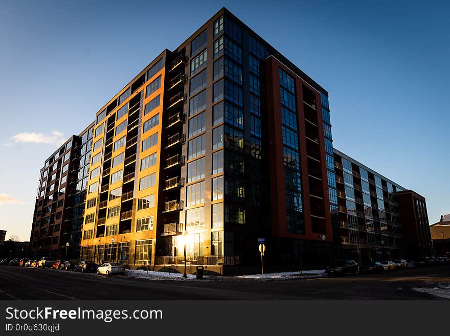 Bridgewater Lofts in Minneapolis basking in the morning sun. Bridgewater Lofts in Minneapolis basking in the morning sun.