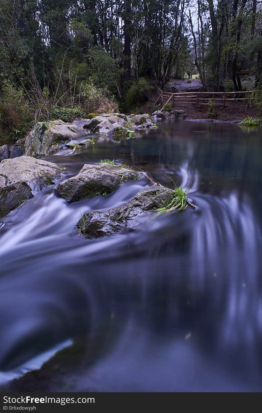 Natural landscapes of Ojos del Caburgua, Chile