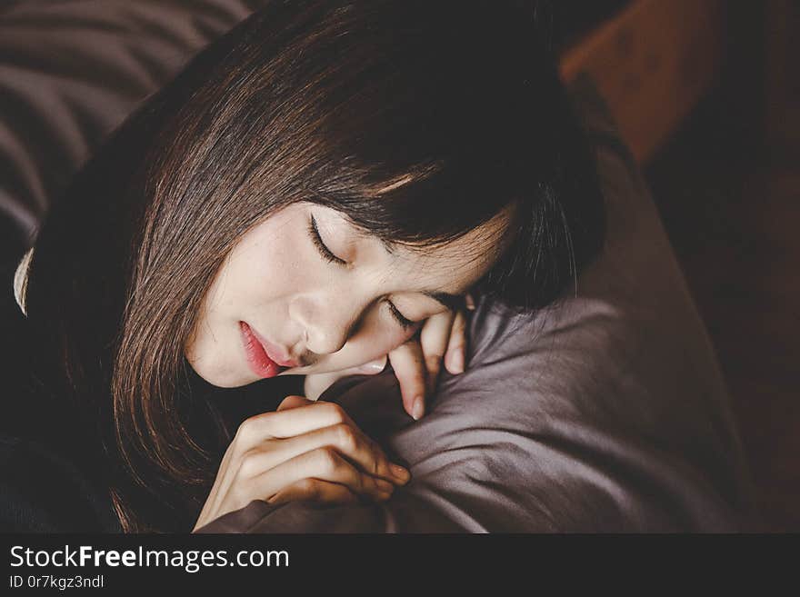 Asian Beautiful Woman Sad Alone And Depressed,emotion, Vintage Style