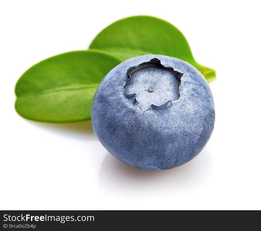 Berry blueberry with leaf. Fruity still life for organic healthy food, isolated on white background. Berry blueberry with leaf. Fruity still life for organic healthy food, isolated on white background.