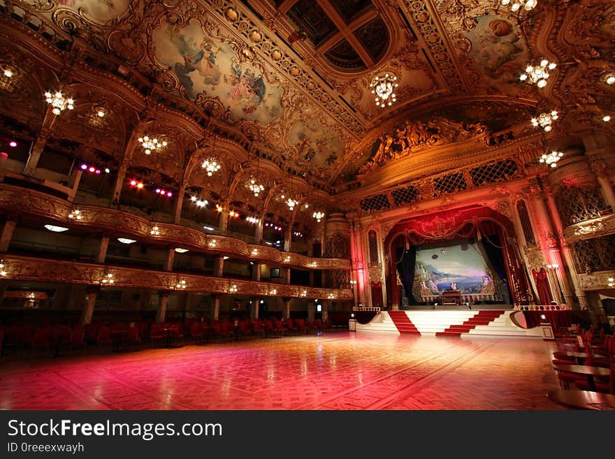 Here is a photograph taken from Blackpool Tower Ballroom. Located in Blackpool, Lancashire, England, UK.