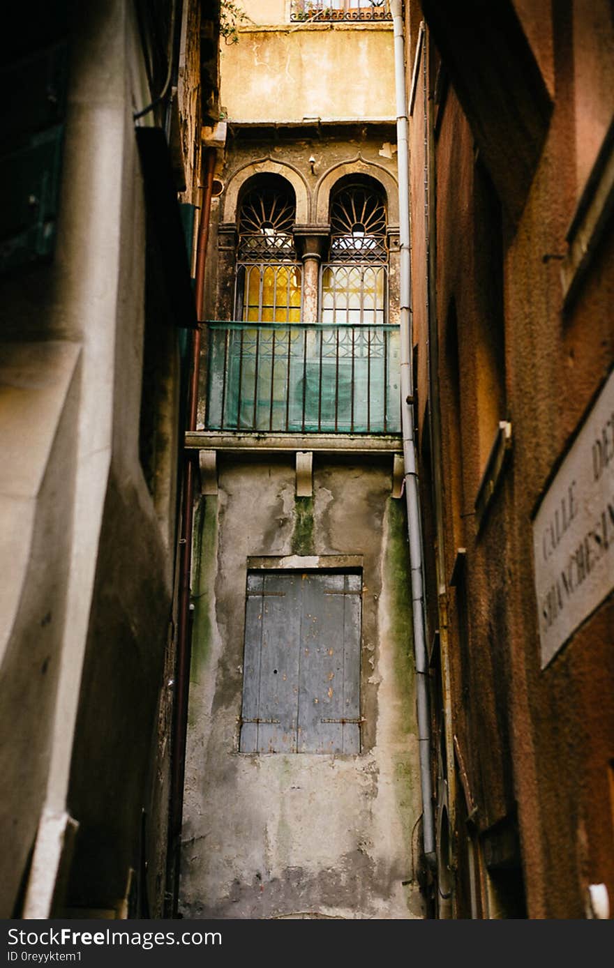 small alley in venice