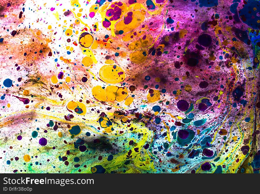 Abstract grunge art background texture with colorful paint