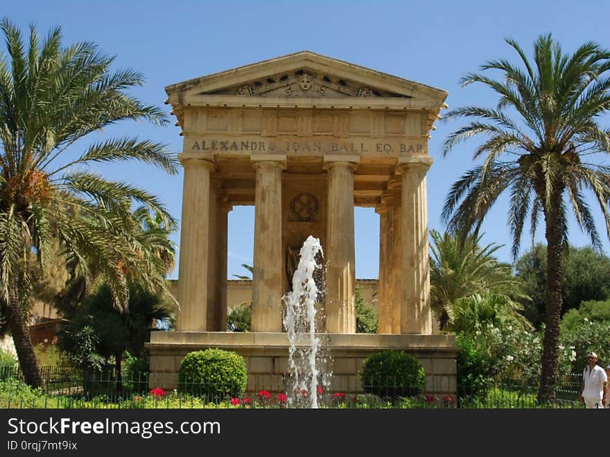 Architecture, Ancient greek temple, Building, Ancient roman architecture, Tree, Classical architecture