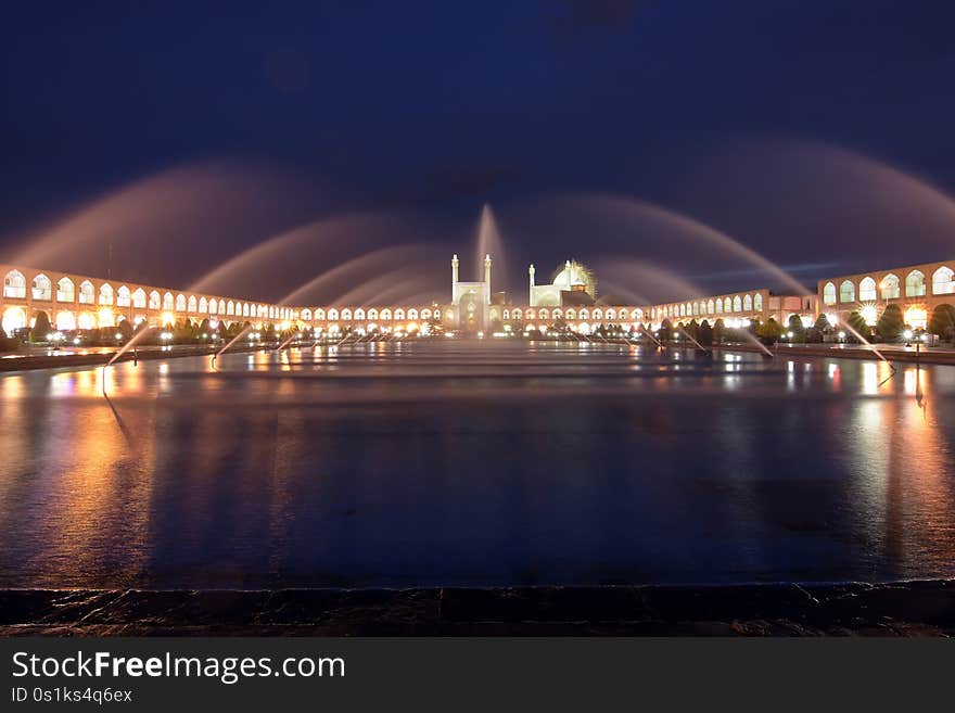 Naqsh-e Jahan Square known as Imam Square, Esfahan, Iran, Constructed between 1598 and 1629, one of the best Tourist attraction