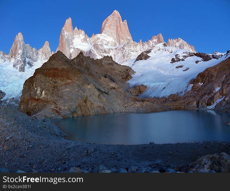 Fitz Roy Mountain In Patagonia, Argentina