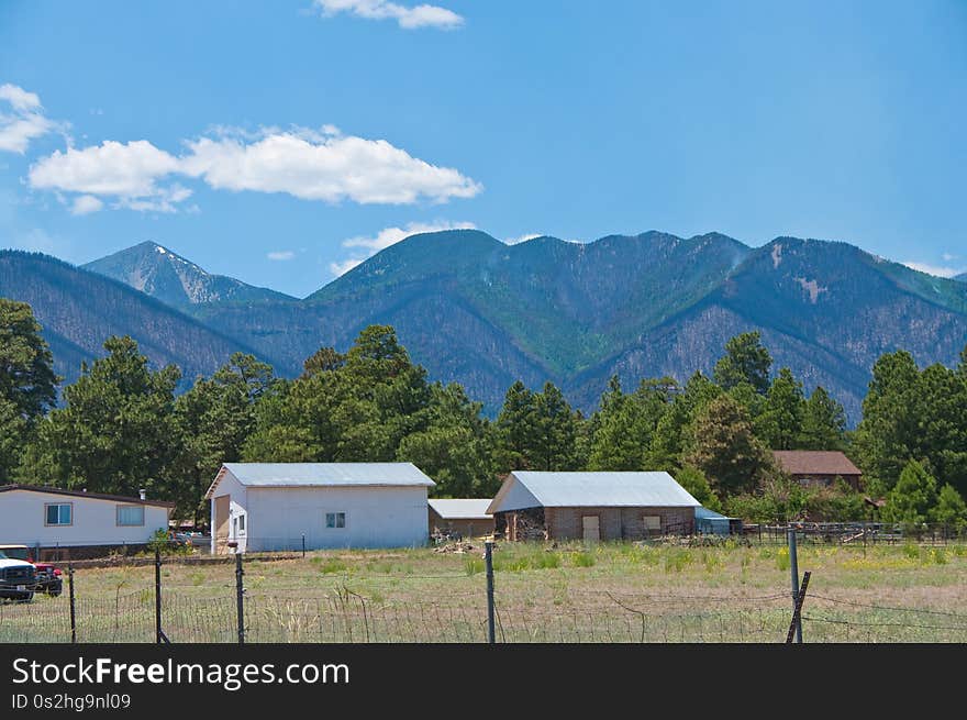 A week after the Schultz Fire began, the wildfire is mostly contained. Clear skies and little smoke provided excellent visibility of the damage to the eastern face of the San Francisco Peaks.