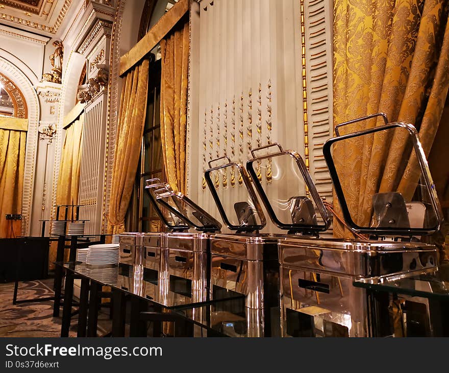 Devices for maintaining hot snacks on the table - swedish buffet.