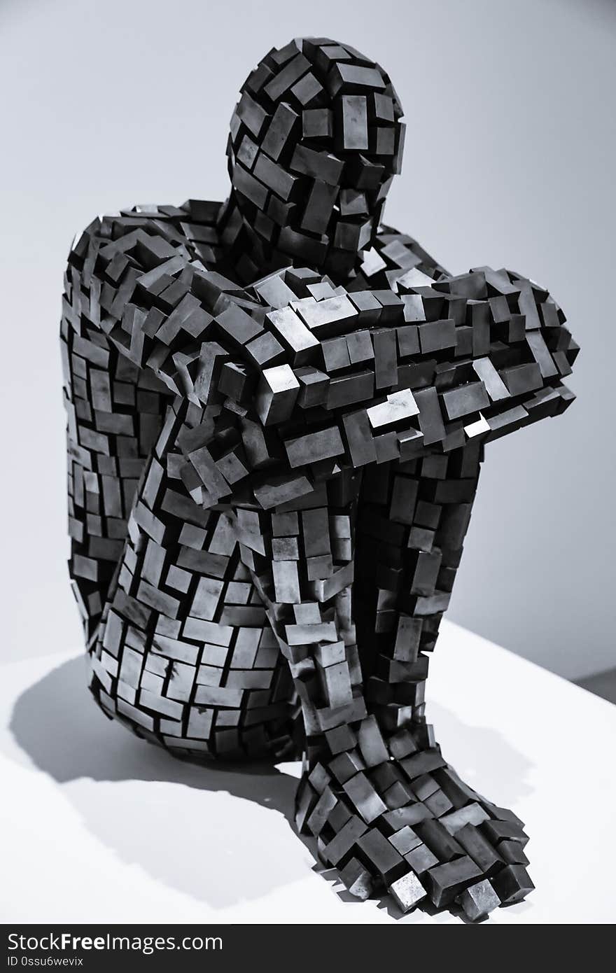 Apart X, 2001 Antony Gormley British, born 1950 Mild bright steel blocks