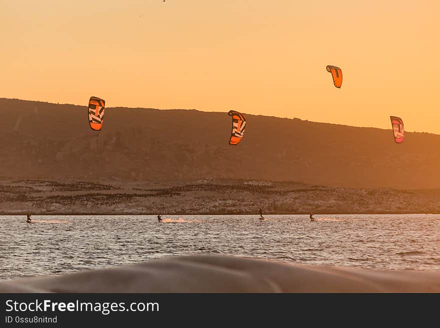 Kitesurfing, Kite sports, Horizon, Boardsport, Windsports, Sky