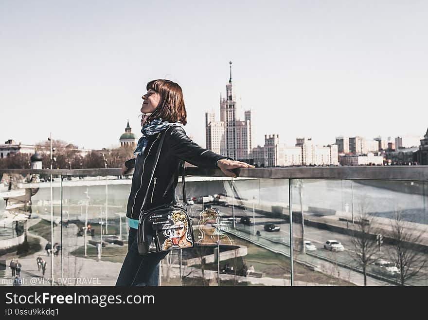 Woman posing, Moscow