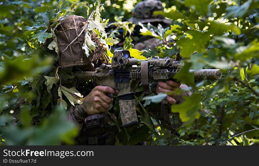 190723-N-UJ417-1013 UNITED STATES &#x28;July 23, 2019&#x29; Sailors assigned to Naval Special Warfare Group Two conduct military land warfare operations in the United States. U.S. Navy SEALs engage in a continuous training cycle to improve and further specialize skills needed to conduct missions from sea, air and land. &#x28;U.S. Navy photo by Mass Communication Specialist 2nd Class Russell Rhodes Jr./Released&#x29;