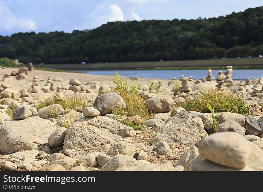 A place near two rivers - where Namuna and Neris connect in Kaunas, Lithuania. A place near two rivers - where Namuna and Neris connect in Kaunas, Lithuania