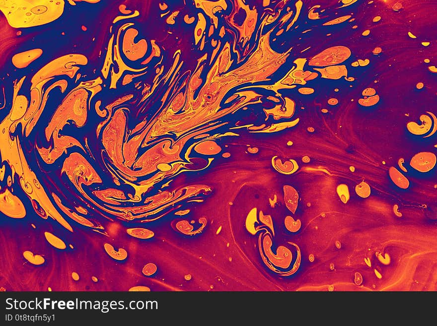 Abstract grunge art background texture with colorful paint splashes