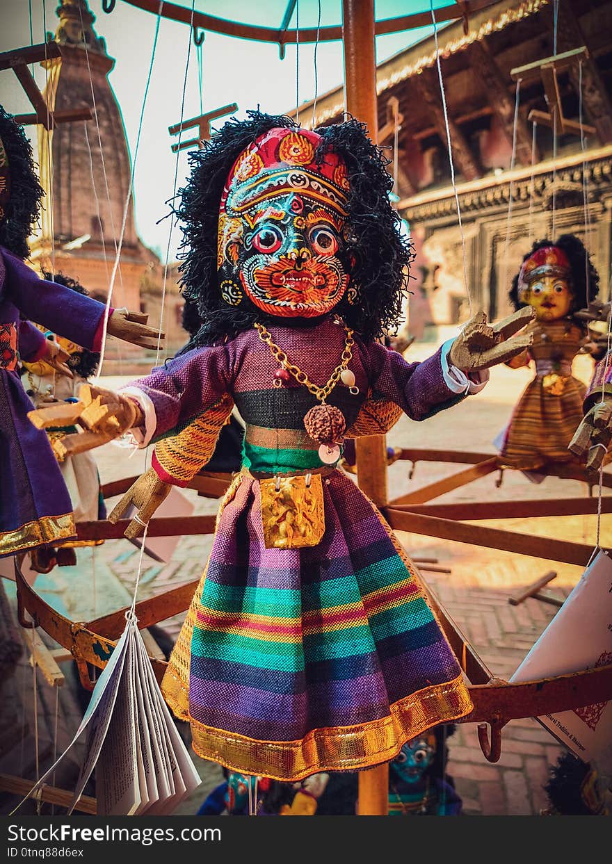 String puppet which are made in newari culture