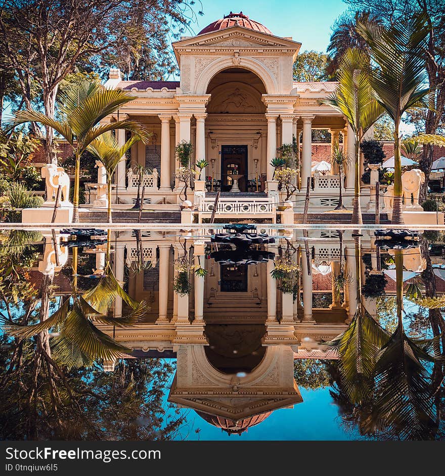 Garden of Dreams located in Kathmandu.. Spring Pavilion