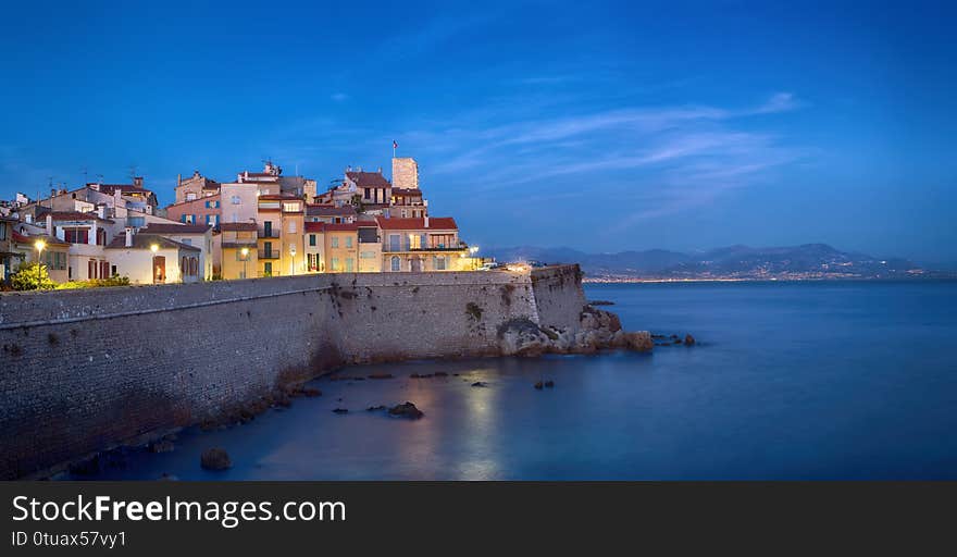 Panoramic View Of Antibes, France