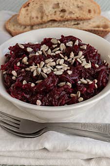 Beetroot Salad, Vegetarian Healthy Eating Royalty Free Stock Image