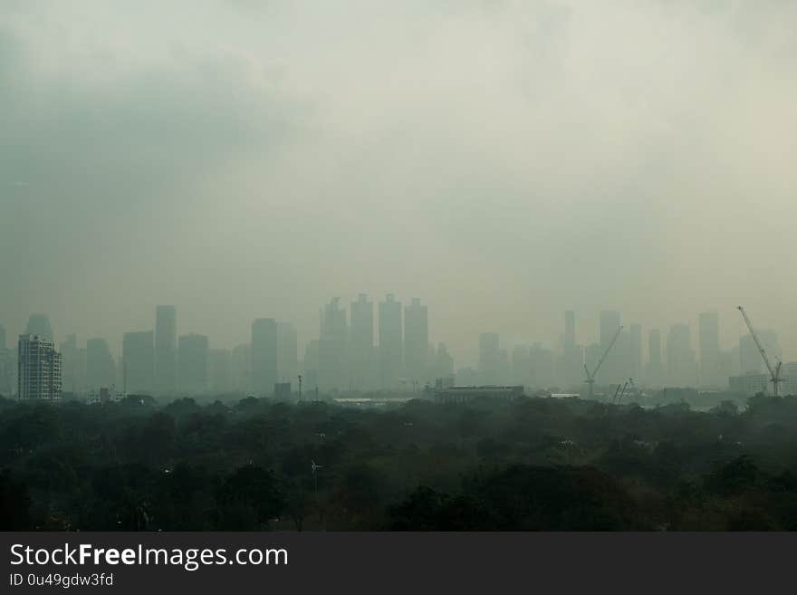 PM 2.5 pollution in Bangkok city