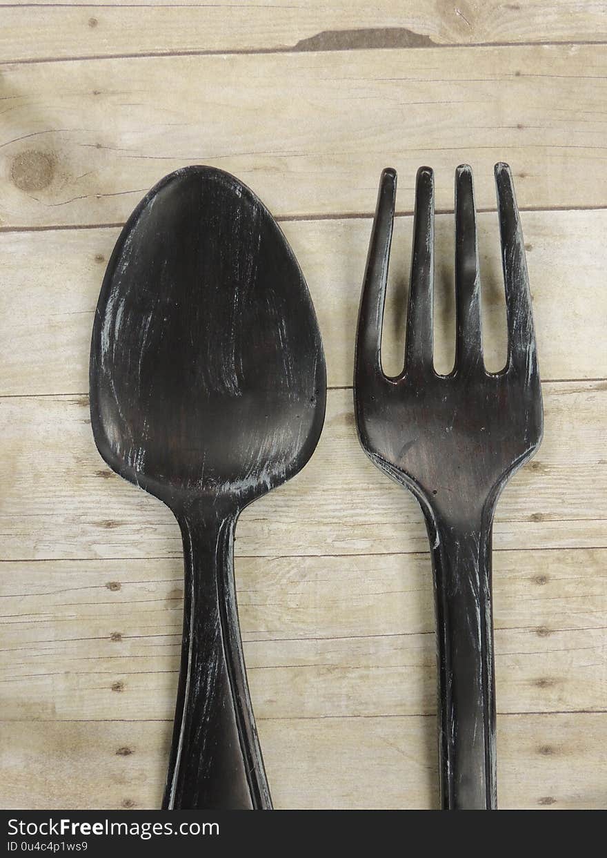 Wooden Spoon and Fork