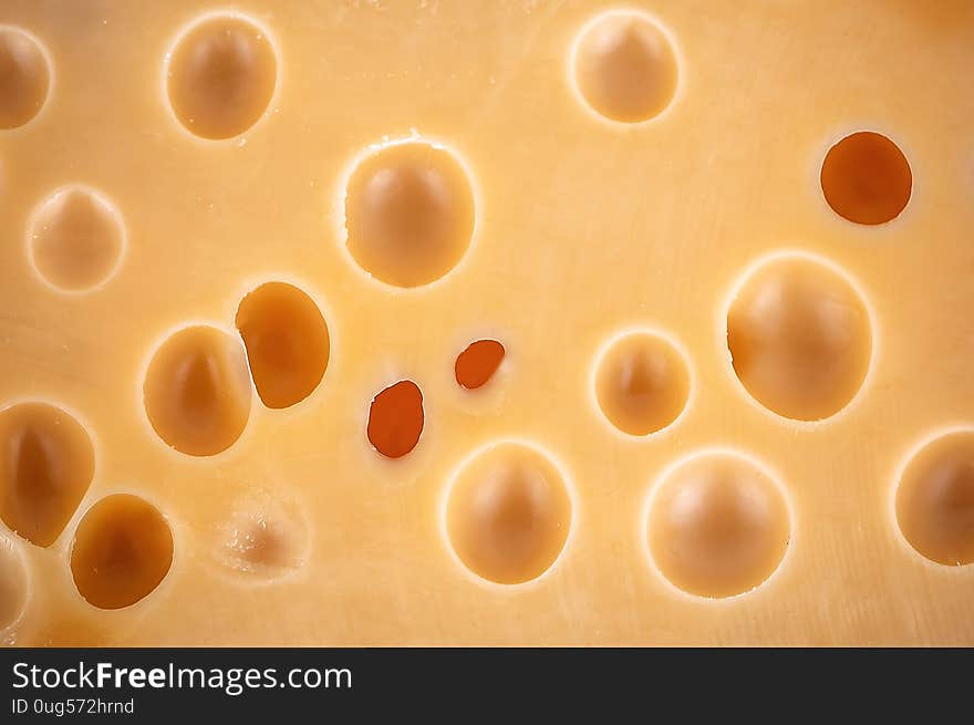 Yellow cheese texture