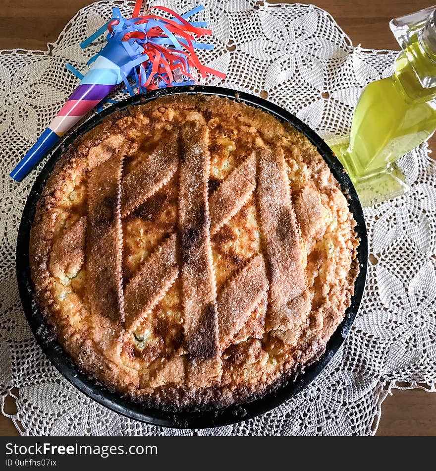 Pastiera Napoletana, the traditional easter cake from Neaples, Italy. Pastiera Napoletana, the traditional easter cake from Neaples, Italy