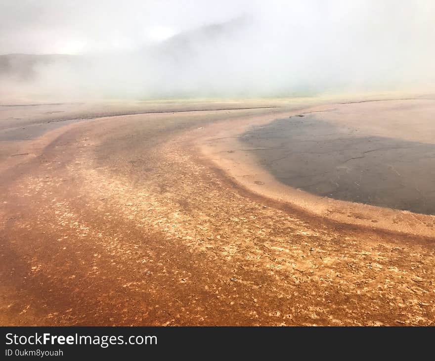 Grand Prismatic Spring in Yellowstone National Park in Wyoming