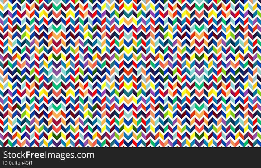 Colorful chevron zigzag pattern background for wallpaper