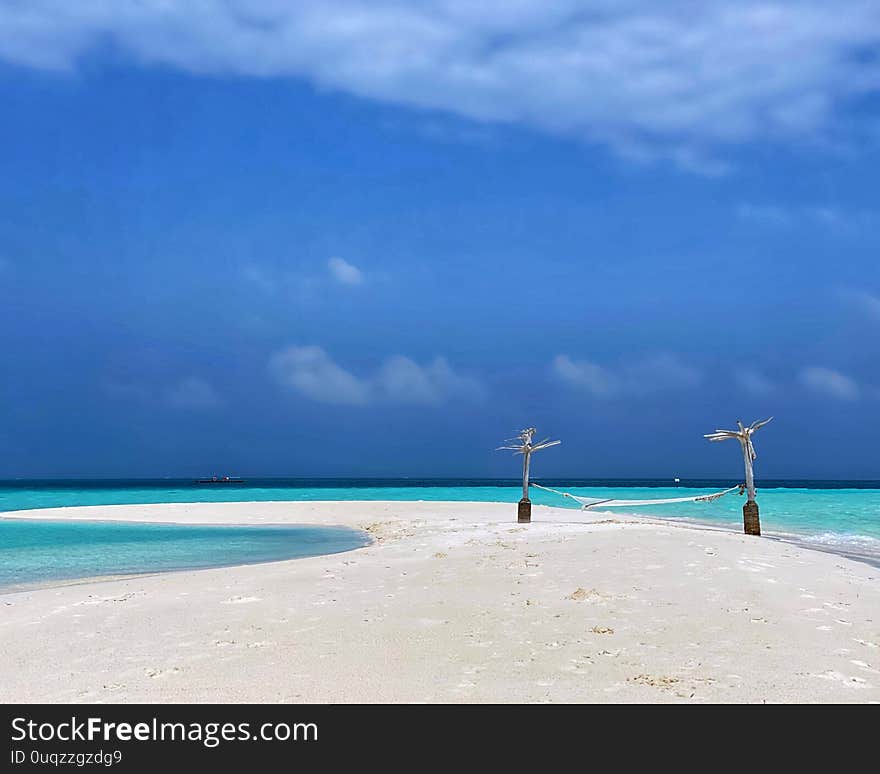 Blue sky in Maldives. Blue sky in Maldives