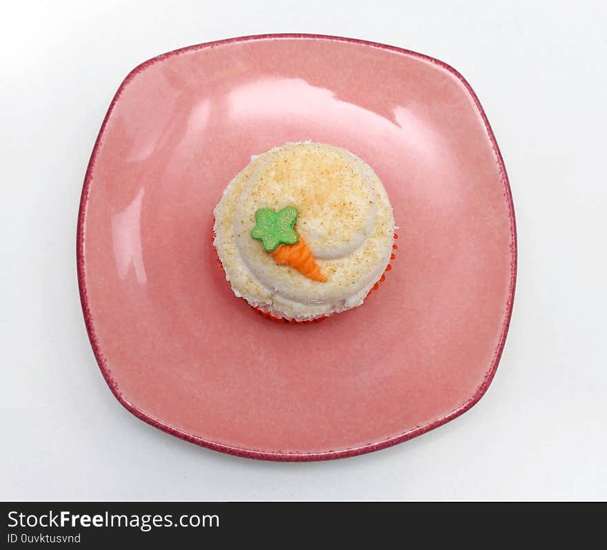 Cupcake On Plate