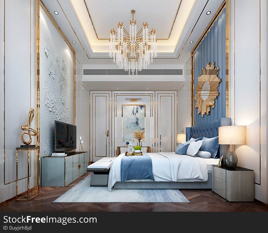 3D rendering bedroom