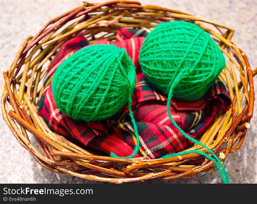 Cute homily knitting yarn balls