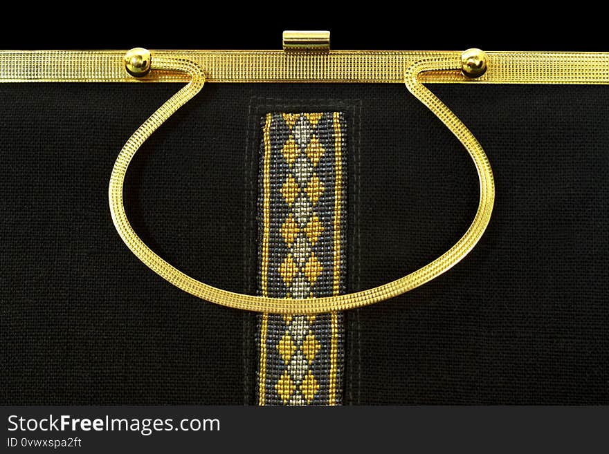 Gold Bag Made Of 18k Gold And Silk That Is Luxurious, Expensive,