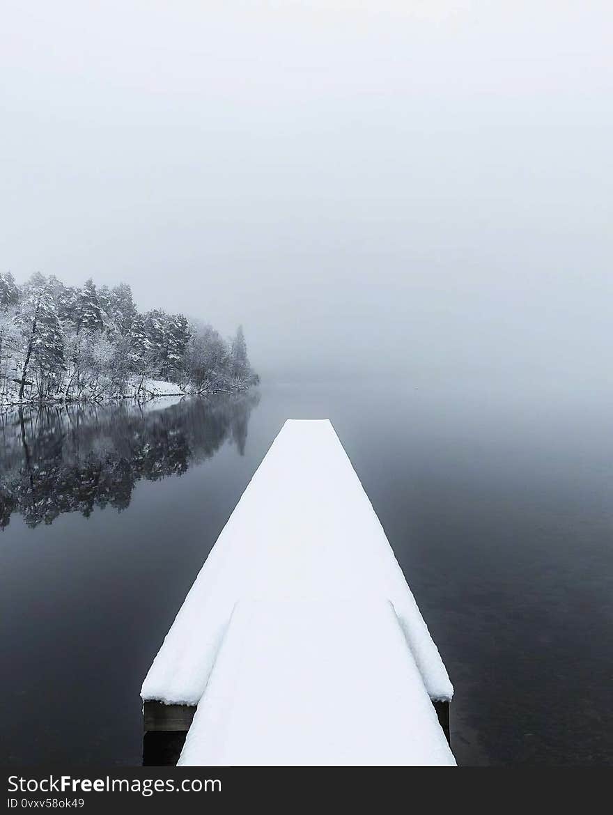 Snow scene in Sweden