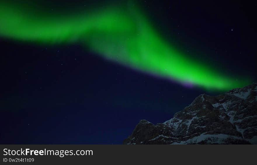 Aurora Borealis, Polar Lights, Night, Northern Lights, Solar Wind, Alaska