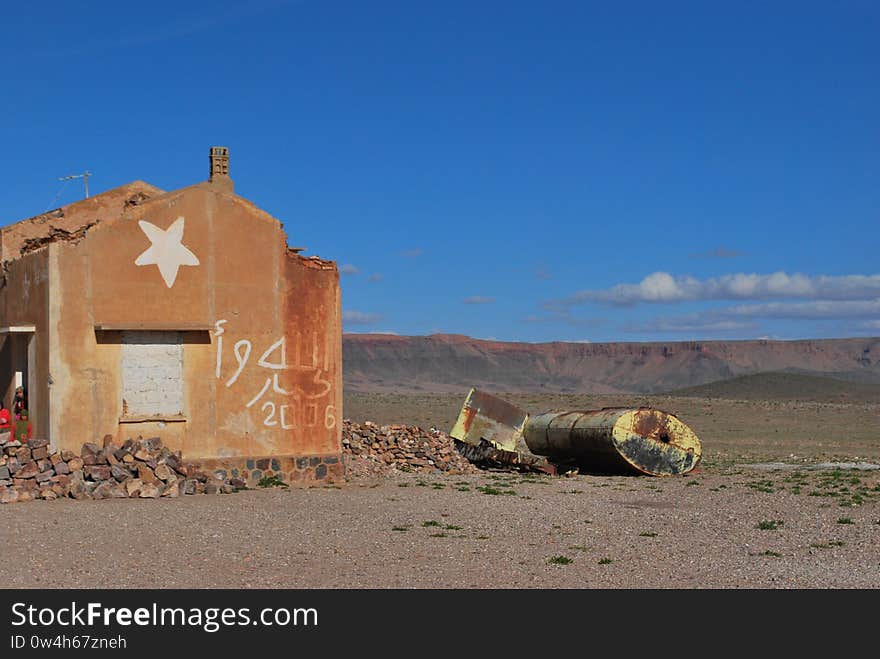 Apocalyptic landscape in Africa.