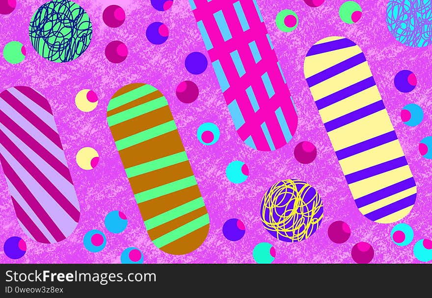 Bright abstract background, modern pattern for textiles, printing, screen saver, web design.