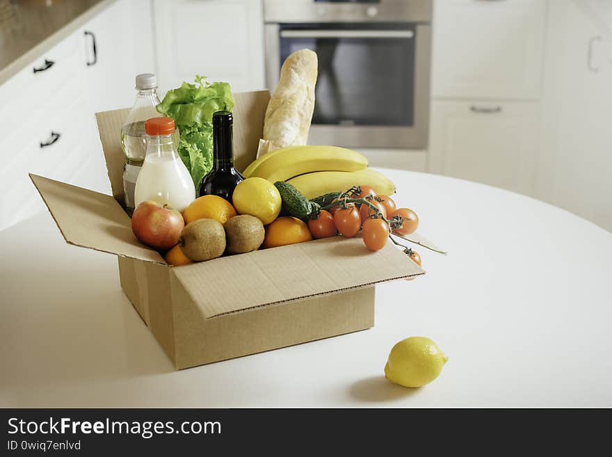 A Box Of Different Food