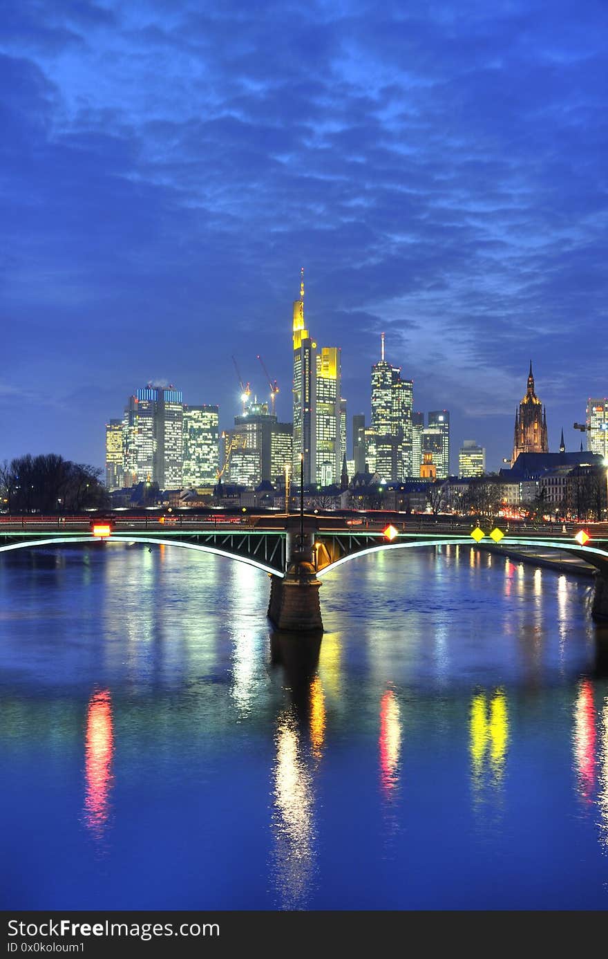 Frankfurt At Night