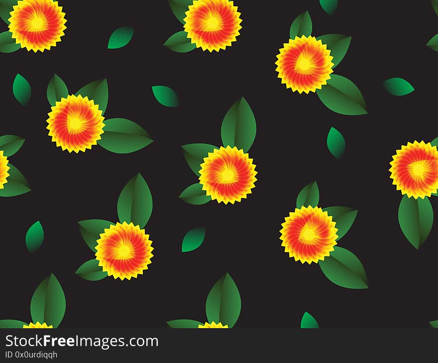 Beautiful Seamless floral pattern background image