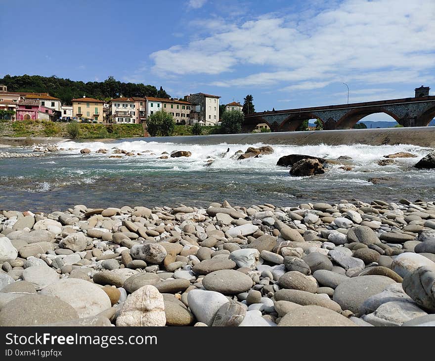 Serchio River Park in Lucca