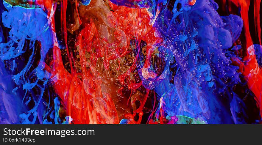 Colorful dynamic shape red blue background . Background for commercial use