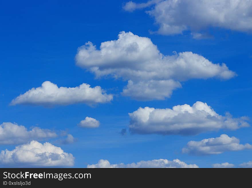 Fluffy clouds