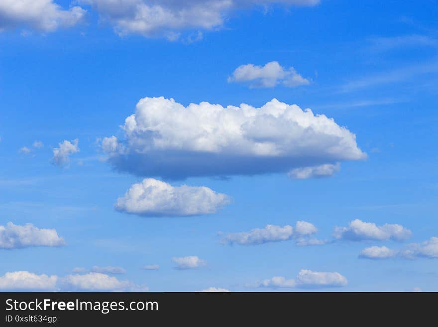 Fluffy clouds