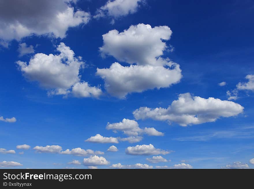 Fluffy clouds