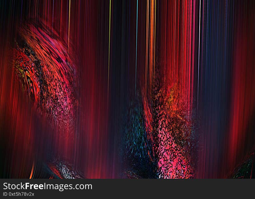 Abstract Colorful Background Design, Wavy shape template