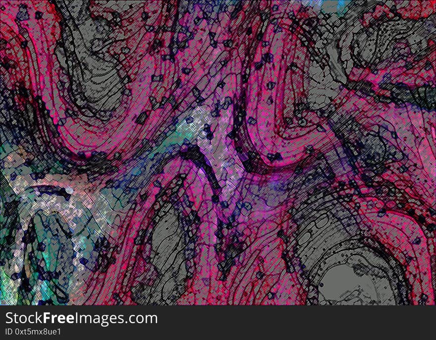 Abstract Colorful Background Design, Wavy shape template
