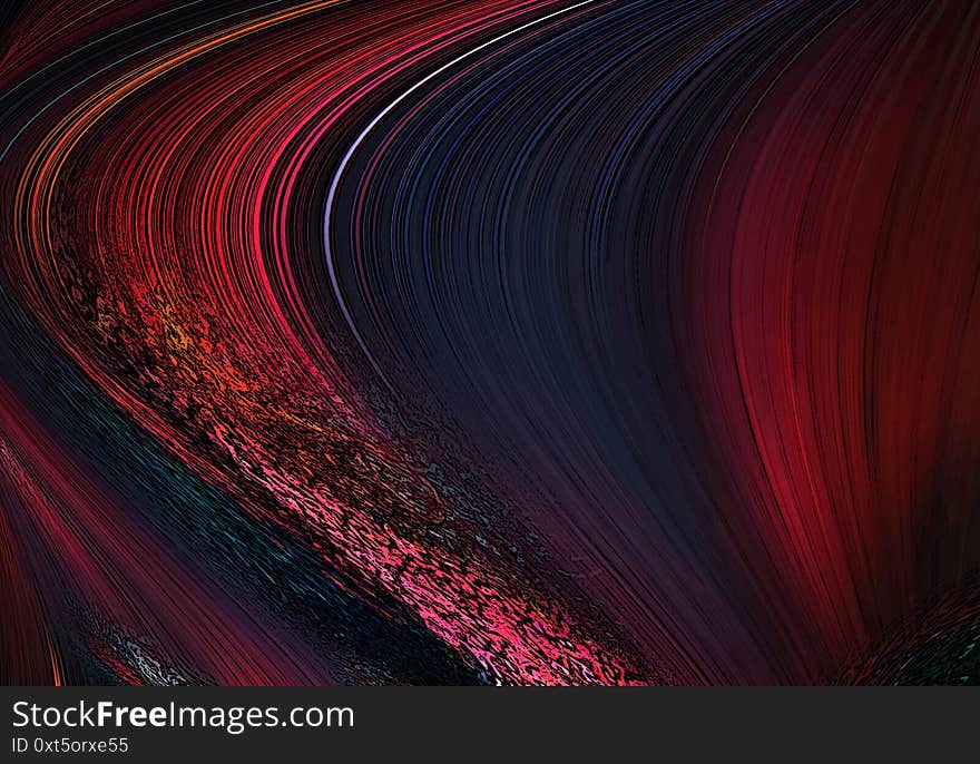 Abstract Colorful Background Design, Wavy shape template