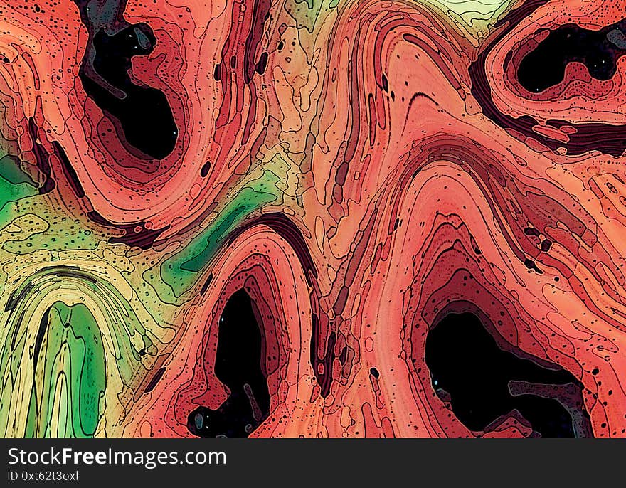 Abstract Colorful Background Design. Dynamic shape template, Greeting card background. Red background