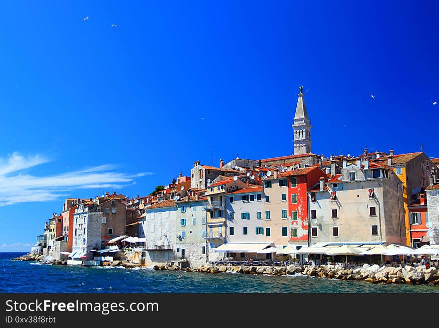 Rovinj, travel destination in Istria, Croatia